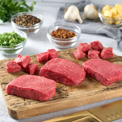 Sirloin Tender Steak, Choice Angus Beef, 3-4 per Tray, Fresh, 0.6 - 1.62 lb - Image 2
