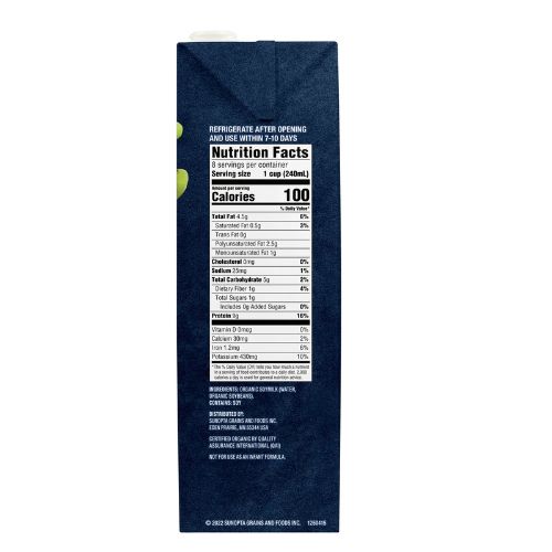 Soymilk Shelf Stable