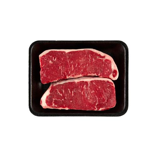New York Strip Steak, Choice Angus Beef, 2 per Tray, 1.25 - 1.90 lb - Image 2