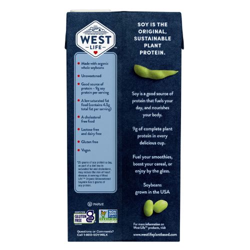 original Unsweetened Soymilk Shelf Stable milk