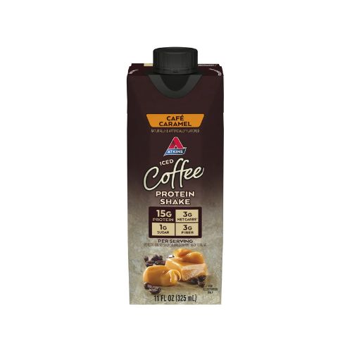 Atkins Protein Shake, Iced Coffee Café Caramel, Keto Friendly, 15g Protein, Caffeinated, 4 Count - Image 4