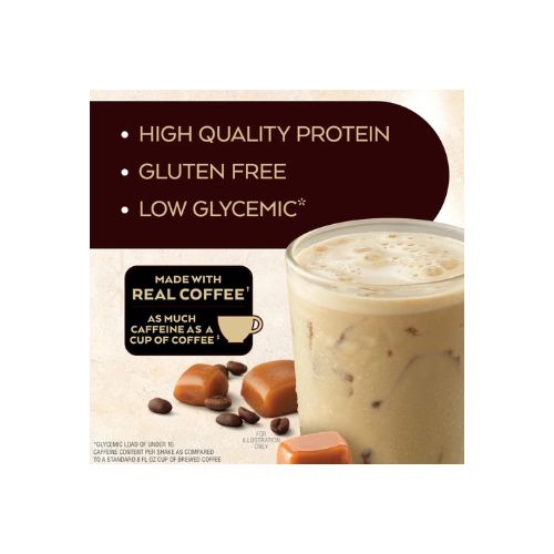 Atkins Protein Shake, Iced Coffee Café Caramel, Keto Friendly, 15g Protein, Caffeinated, 4 Count - Image 6
