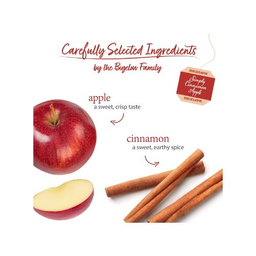 Bigelow Simply Cinnamon Apple Seasonal Tea, Caffeine Free, Herbal Tea Bags, 18 Count - Image 12