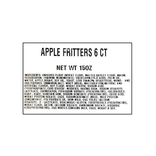 Freshness Guaranteed Apple Fritters, 15 oz, 6 Count - Image 2