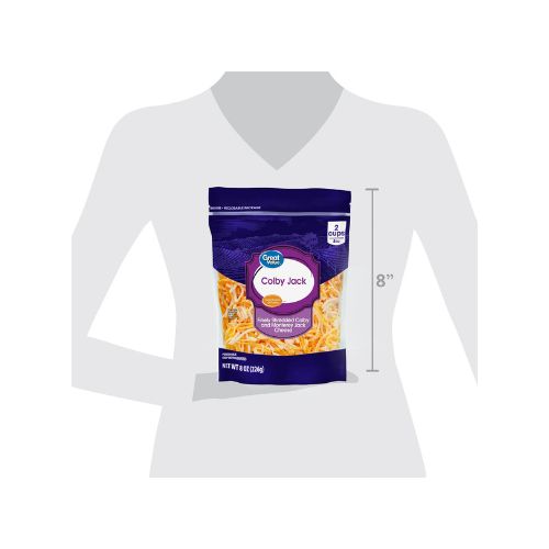 Great Value Colby Jack Finely Shredded Cheese, 8 oz Bag - Image 5