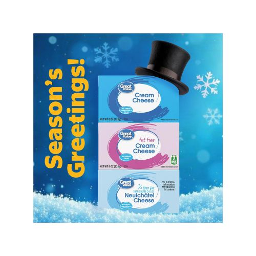 Great Value Cream Cheese Brick, 8 oz Block - Image 3