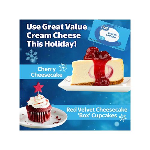 Great Value Cream Cheese Brick, 8 oz Block - Image 4