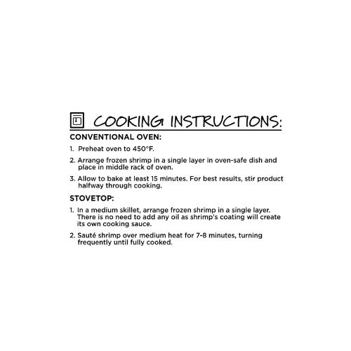 Great Value Frozen Garlic Butter Shrimp Scampi, 12 oz Bag - Image 5