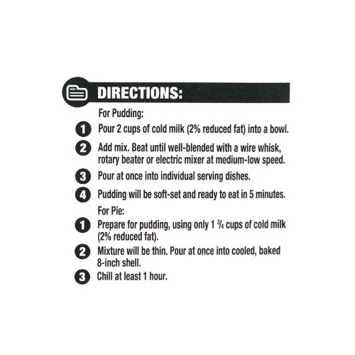 Great Value Instant Pudding and Pie Filling, French Vanilla , 3.4 oz - Image 6