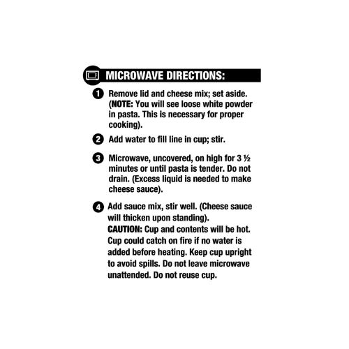 Great Value Original Macaroni & Cheese, 2.05 oz, 8 Count Shelf Stable - Image 4