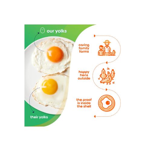 Happy Egg Co Organic Free-Range Large Brown Eggs, 18 Count - Image 6