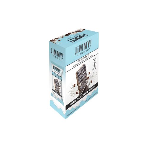 JiMMYBAR! Wake & Focus Protein Bar Cookies 'N Cream, 4 Pack - Image 6