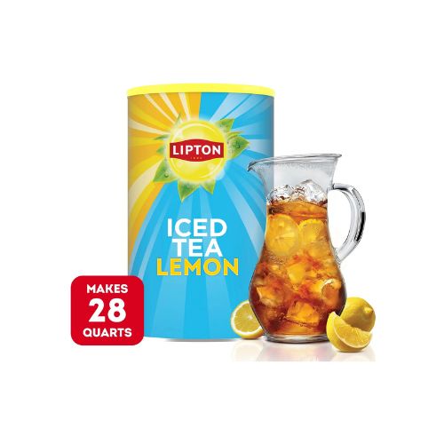 Lipton Lemon Iced Tea Mix, Caffeinated, Black Tea, 28 Quarts - Image 5