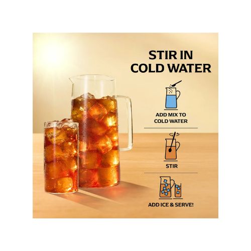 Lipton Lemon Iced Tea Mix, Caffeinated, Black Tea, 28 Quarts - Image 6