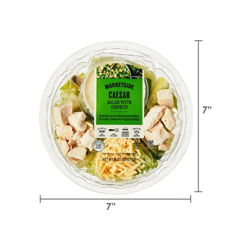Marketside Caesar Salad with Chicken, 6.25 oz Bowl (Fresh) - Image 4