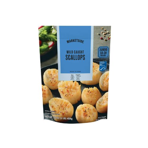 Marketside Frozen Wild Caught Sea Scallops, 1 lb. Plastic Bag 16 Pieces - Image 6