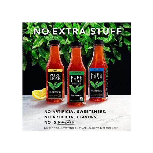 Pure Leaf Lemon Black Iced Tea, Bottled Tea Drink, 16.9 fl oz, 6 Pack - Image 4