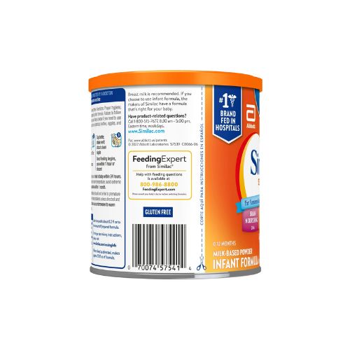Similac Sensitive Powder Baby Formula, 12.5-oz Can - Image 7