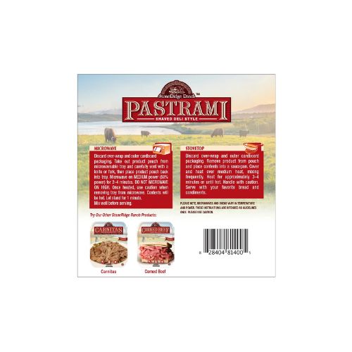 Stoneridge Ranch Deli Shaved Pastrami 14oz Tray Pack - Image 4