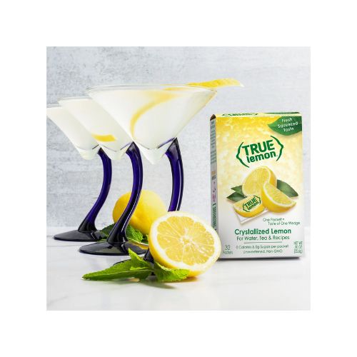 True Lemon Crystallized Water Enhancer Powder, 0 Calorie Lemon Flavor, 1.41 oz., 50 Count Packets - Image 12