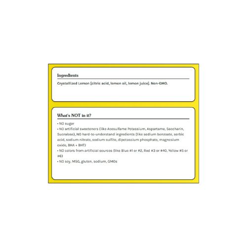 True Lemon Crystallized Water Enhancer Powder, 0 Calorie Lemon Flavor, 1.41 oz., 50 Count Packets - Image 8