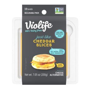 Violife Just like Cheddar Slices, Dairy-Free Vegan, 7.05 oz Pack