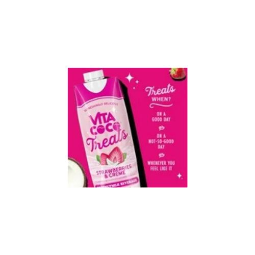 Vita Coco Treats Strawberries & Creme Coconut Milk Drink - 16.9 fl oz Boxes - Image 2